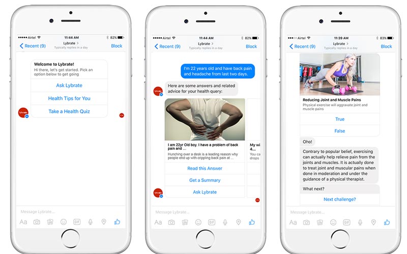 contoh chatbot facebook pemasaran media sosial